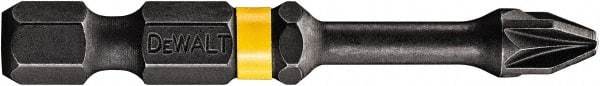 DeWALT - PZ.2 Posidriv Screwdriver Bit - 1/4" Hex Drive, 2" OAL - Strong Tooling