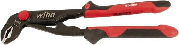 Wiha - 12" OAL, 2-1/2" Max Capacity, Water Pump Tongue & Groove Pliers - Straight Straight, Soft Grip Handles - Strong Tooling