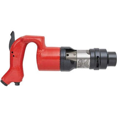 Chicago Pneumatic - 2,750 BPM, 1" Stoke Length, Pneumatic Chipping Hammer - 28 CFM, 3/8 NPT - Strong Tooling