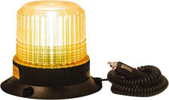 Buyers Products - 1.7 Joules, 10 Flash Rate, 1" Pipe & 3-Bolt Mount Emergency Strobe Light Assembly - Powered by 12 to 24 Volts, Amber - Strong Tooling