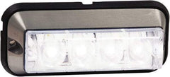 Buyers Products - Quad Flash Rate, Surface Mount Emergency Strobe Light Assembly - Powered by 12 to 24 Volts, Clear - Strong Tooling