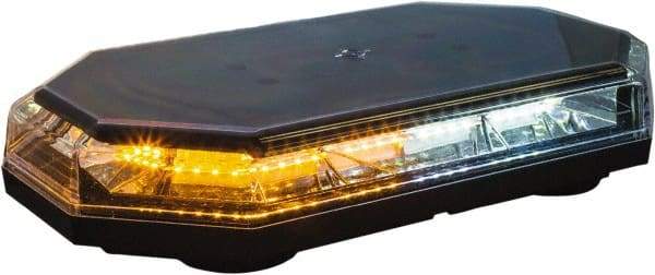 Buyers Products - Variable Flash Rate, Magnetic or Permanent Mount Emergency LED Lightbar Assembly - Powered by DC, Amber - Strong Tooling