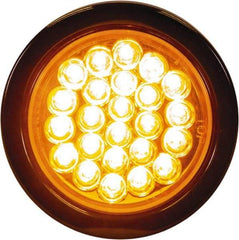 Buyers Products - 6 Flash Rate, Recessed Mount Emergency Strobe Light Assembly - Powered by 12 to 24 Volts, Amber - Strong Tooling