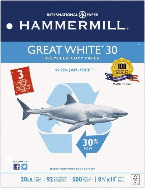 Hammermill - White Copy Paper - Use with Laser Printers, Inkjet Printers, Copiers - Strong Tooling