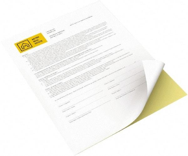 Xerox - Canary & White Digital Carbonless Paper - Use with Laser Copiers, Laser Printers - Strong Tooling