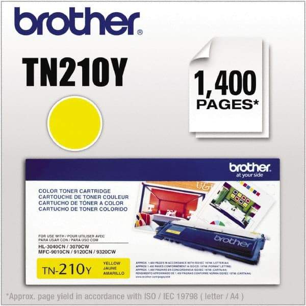 Brother - Yellow Toner Cartridge - Use with Brother HL-3040CN, 3045CN, 3070CW, 3075CW, MFC-9010CN, 9120CN, 9125CN, 9320CW, 9325CW - Strong Tooling