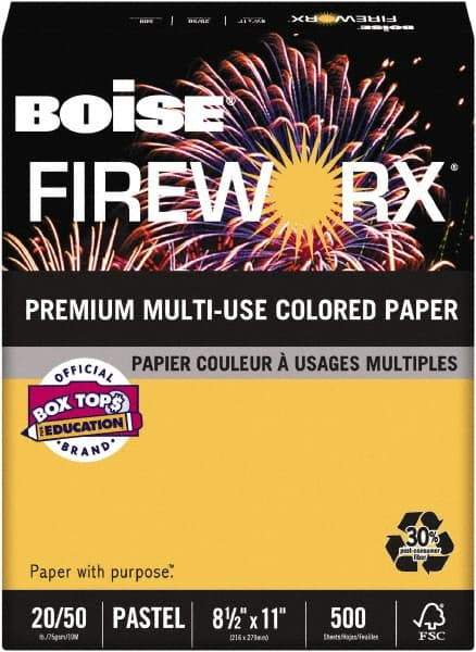 Boise - Golden Glimmer Colored Copy Paper - Use with Laser Printers, Copiers, Plain Paper Fax Machines, Multifunction Machines - Strong Tooling