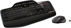 Logitech - Black Keyboard/Mouse - Use with Computer - Strong Tooling