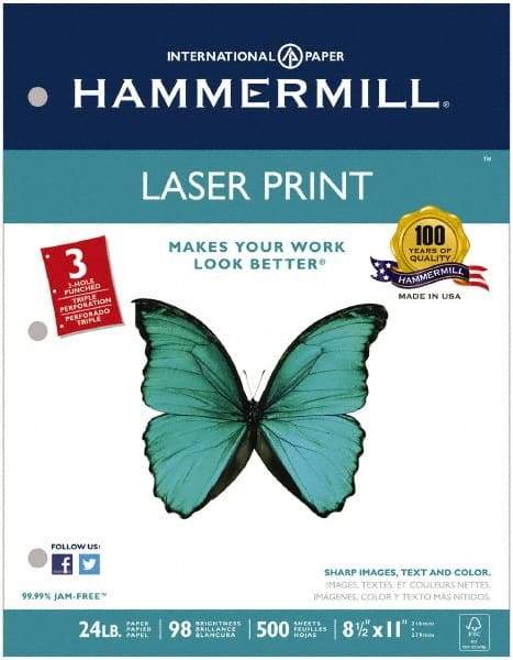 Hammermill - White Copy Paper - Use with Laser Printers, Copiers - Strong Tooling