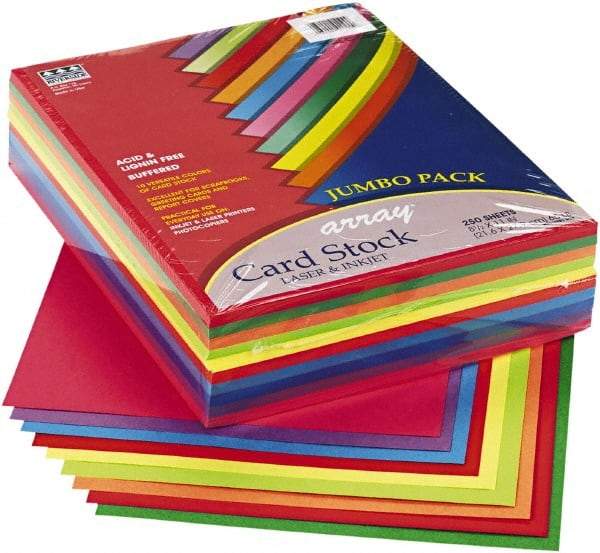 Pacon - Assorted Colors Copy Paper - Use with Copiers, Inkjet & Laser Printers & Typewriters - Strong Tooling