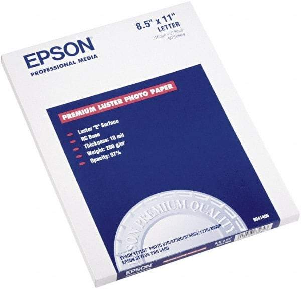 Epson - White Photo Paper - Use with Inkjet Printers - Strong Tooling