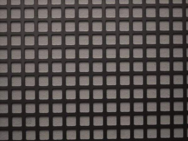 Value Collection - 36 x 40 x 0.06" Perforated Carbon Steel Sheet - 1/2" Straight Square Holes, 11/16" Hole Spacing - Strong Tooling