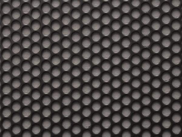 Value Collection - 36 x 40 x 0.06" Perforated Carbon Steel Sheet - 1/4" Staggered Round Holes, 5/16" Hole Spacing - Strong Tooling