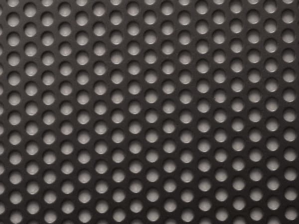 Value Collection - 0.035" Thick x 36" Wide x 40" Long, Stainless Steel Perforated Sheet - 1/4" Round Holes x 3/8" Spacing - Strong Tooling