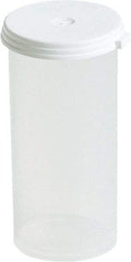 Caplugs - Beakers & Pipettes - 1.5DRAM WHITE 550/PK POLYP STERILIZATION VIAL - Strong Tooling