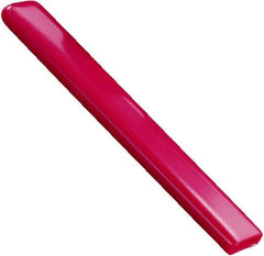 Caplugs - 1/4" x 1/2" x 1/2", Rectangular Head Finishing Cap/Grip - 1" Long, Vinyl, Red - Strong Tooling