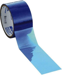 Caplugs - 80mm Wide x 66 m Long Blue Polyester Film High Temperature Masking Tape - Series PC9080MM, 3 mil Thick - Strong Tooling