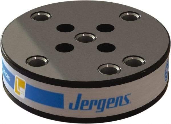 Jergens - 130mm Long x 130mm Wide x 35mm High Steel Fixture Plate - 35mm Plate Thickness - Strong Tooling