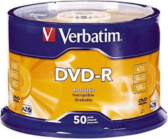 Verbatim - Silver DVD-R Discs - Use with CD, DVD - Strong Tooling