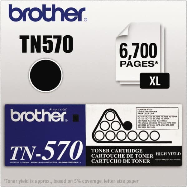 Brother - Black Toner Cartridge - Use with Brother DCP-8040, 8045D, HL-5140, 5150D, 5150DLT, 5170DN, 5170DNLT, MFC-8120, 8220, 8440, 8640D, 8840D, 8840DN - Strong Tooling