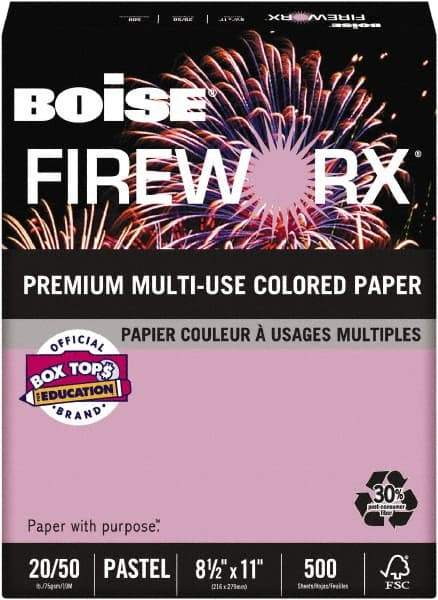 Boise - 8-1/2" x 11" Echo Orchid Colored Copy Paper - Use with Laser Printers, Copiers, Plain Paper Fax Machines, Multifunction Machines - Strong Tooling