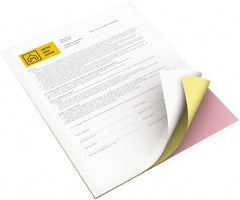 Xerox - 8-1/2" x 11" White, Canary & Pink Digital Carbonless Paper - Use with Laser Copiers, Laser Printers - Strong Tooling