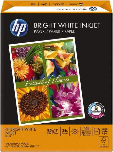 Hewlett-Packard - 8-1/2" x 11" White Colored Copy Paper - Use with Inkjet Printers - Strong Tooling