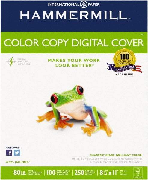 Hammermill - 8-1/2" x 11" Photo White Colored Copy Paper - Use with High-Speed Copiers,High-Speed Printers,Laser Printers - Strong Tooling