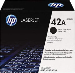 Hewlett-Packard - Black Toner Cartridge - Use with HP LaserJet 4250, 4350 - Strong Tooling