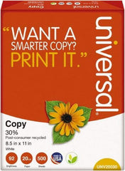 UNIVERSAL - 8-1/2" x 11" White Copy Paper - Use with Laser Printers, Copiers, Plain Paper Fax Machines - Strong Tooling