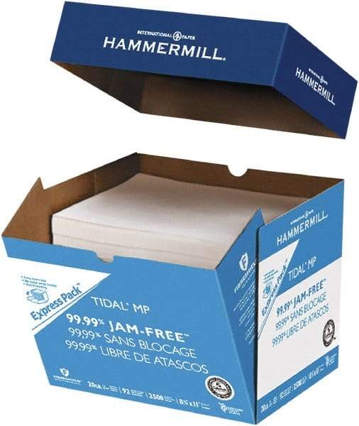 Hammermill - 8-1/2" x 11" White Copy Paper - Use with Laser Printers, Copiers, Fax Machines, Multifunction Machines - Strong Tooling