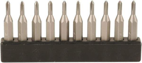 Wiha - #00, Phillips Screwdriver Bit - 28mm OAL - Strong Tooling