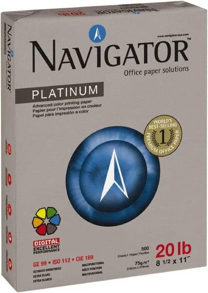 Navigator - 8-1/2" x 11" White Copy Paper - Use with Laser Printers, Copiers, Fax Machines, Multifunction Machines - Strong Tooling