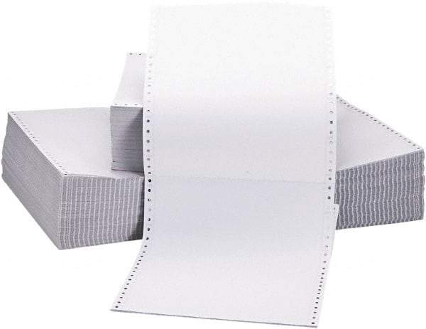 UNIVERSAL - White Two-Part Carbonless Paper - Use with Tractor-Feed Printers - Strong Tooling