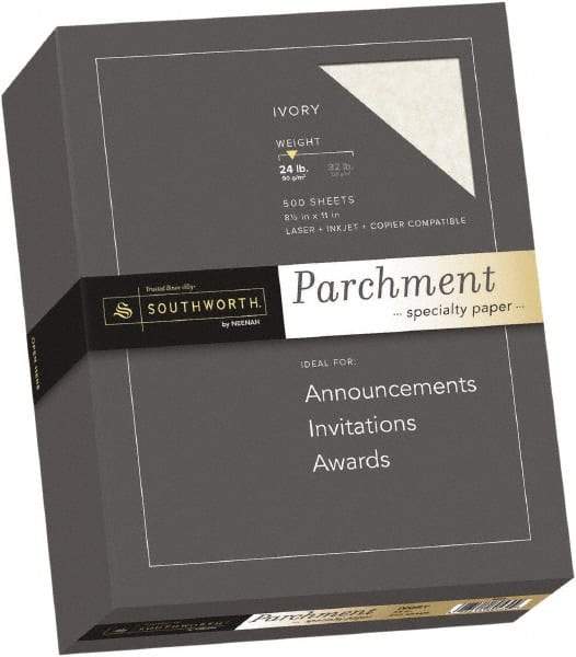 Southworth - 8-1/2" x 11" Ivory Copy Paper - Use with Laser Printers, Inkjet Printers, Copiers - Strong Tooling