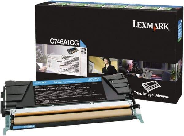 Lexmark - Cyan Toner Cartridge - Use with Lexmark C746, C748 - Strong Tooling