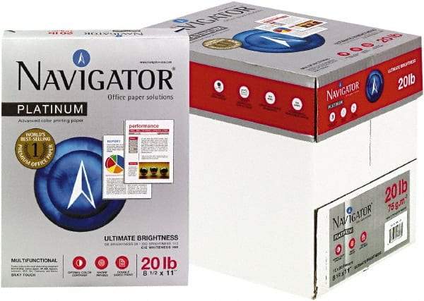 Navigator - 8-1/2" x 11" White Copy Paper - Use with Laser Printers, Copiers, Fax Machines, Multifunction Machines - Strong Tooling