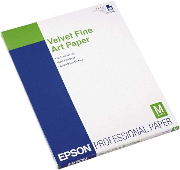 Epson - 8-1/2" x 11" White Photo Paper - Use with Inkjet Printers - Strong Tooling