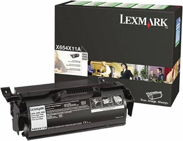 Lexmark - Black Toner Cartridge - Use with Lexmark X651de, X652de, X654de, X656de, X656dte, X658de, X658dfe, X658dme, X658dte, X658dtfe, X658dtme - Strong Tooling