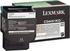 Lexmark - Black Toner Cartridge - Use with Lexmark C544dn, C544dtn, C544dw, C544n, X544dn, X544dtn, X544dw, X544n - Strong Tooling