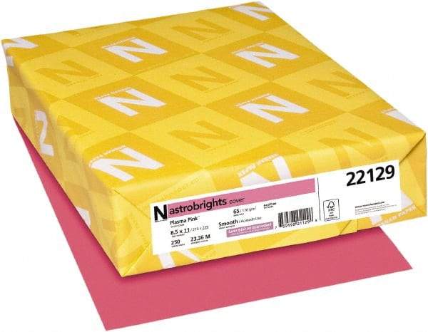 Neenah Paper - 8-1/2" x 11" Plasma Pink Colored Copy Paper - Use with Inkjet Printers, Laser Printers, Copiers - Strong Tooling