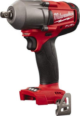 Milwaukee Tool - 1/2" Drive 18 Volt Pistol Grip Cordless Impact Wrench & Ratchet - 0 to 2,400 RPM, 0 to 3,000 BPM, 450 Ft/Lb Torque, Lithium-Ion Batteries Not Included - Strong Tooling