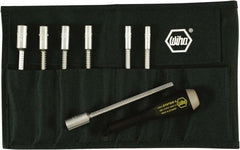 Wiha - 8 Piece 5 to 10mm Nutdriver Set - Solid Shaft, ESD Safe Handle - Strong Tooling