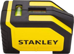 Stanley - 1 Beam 15' Max Range Alignment Laser - Red Beam, 1/8" at 10' Accuracy, 9" Long x 7-1/2" Wide x 2" High, Battery Included - Strong Tooling