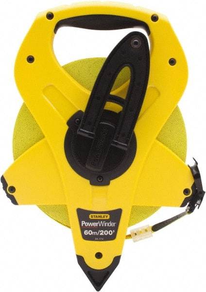 Stanley - 200' x 1/2" Tape Measure - 1/16" Graduation, Inch & Metric Graduation Style - Strong Tooling