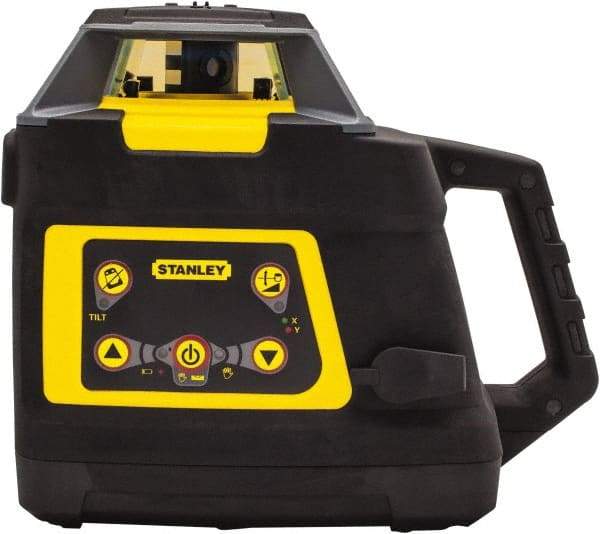 Stanley - 2,000' Measuring Range, 1/16" at 100' Accuracy, Self-Leveling Rotary Laser - ±5° Self Leveling Range, 600 RPM, 1 Beam, NiCad Battery Included - Strong Tooling