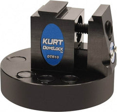 Kurt - 1" Jaw Width, 2" High x 2.69" Long x 2-11/16" Wide Dovetail Reversible Vise - For Use with 4 & 5 Axis Workholding Systems - Strong Tooling