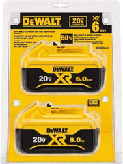 DeWALT - 20 Volt Lithium-Ion Power Tool Battery - 6 Ahr Capacity, 1 hr Charge Time, Series 20V Max - Strong Tooling