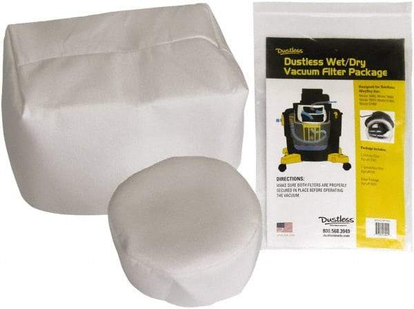 Dustless Technologies - 16 Gal Wet/Dry Vacuum General Purpose Filter - Use for Wet Pick-Up Only, For Use with D1603 - Strong Tooling