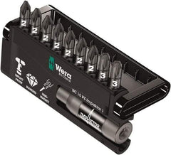 Wera - Posidriv Bit Set - 1/4" Drive - Strong Tooling